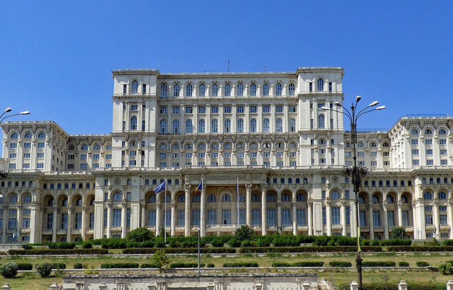 Palace of the Parliament in Bucharest, Romania