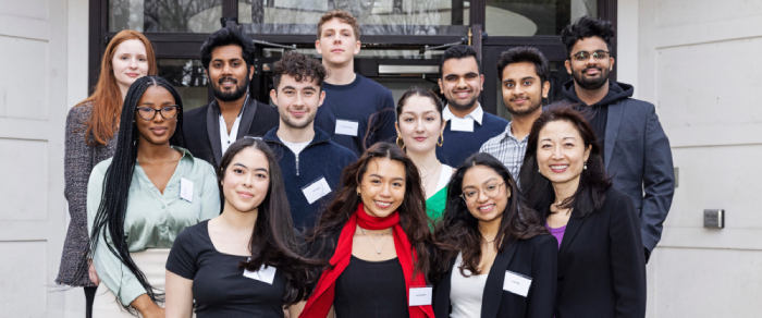 Entrepreneurial students group shot