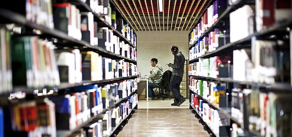 Library stacks