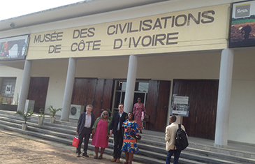 Professors Westkamp, Suthersanen and Dutfield with Mme Marie Bernadette Bog Mbaga from the African Intellectual Property Organisation (OAPI)