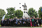 Queen Mary students at graduation