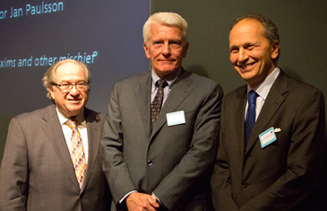 Prof Julian Lew QC, Prof Jan Paulsson and Sir Bernard Rix