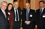 Professor Roy Goode and Spyros Maniatis at the opening lecture of the LLM in Paris