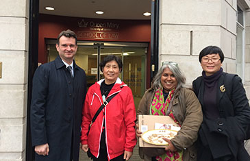 Professor Duncan Matthews, Professor Zhang Yumin, Professor Uma Suthersanen and Dr Quin Jie