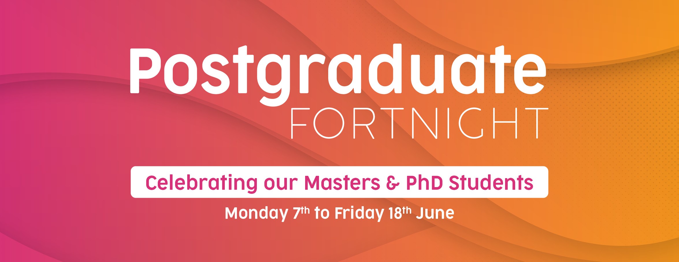 2021 Postgraduate Fortnight Logo