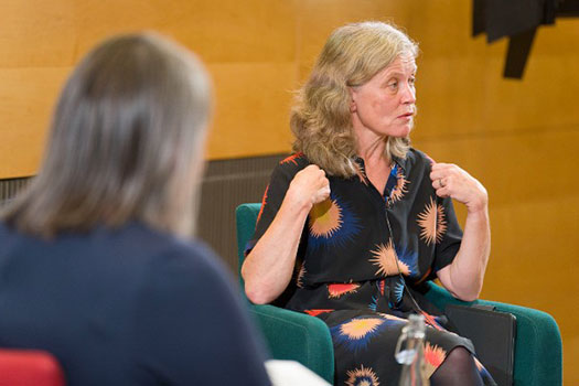 Emma Howard Boyd speaking at the The role of women in managing climate change event