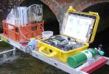 Measuring the erodibility of surficial fine cohesive sediments in the field using a Cohesive Strength Meter (photos: R. C. Grabowski)