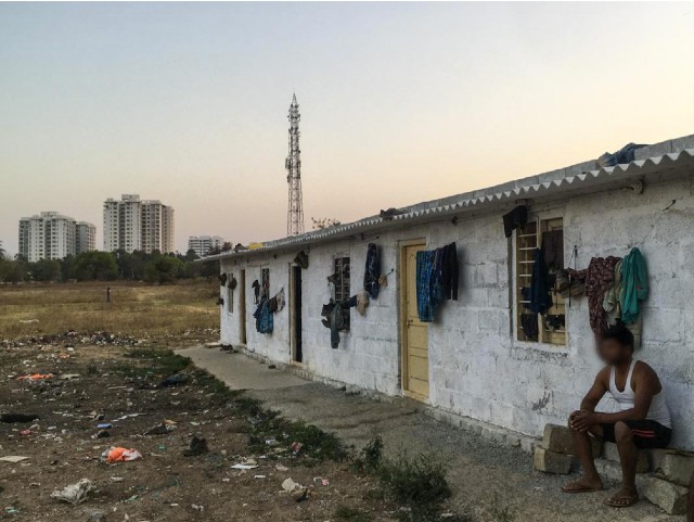 Migrant worker in Bangalore. Credit: Ekta Mittal