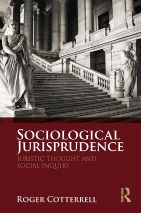 'Sociological Jurisprudence: Juristic Thought and Social Inquiry' book cover