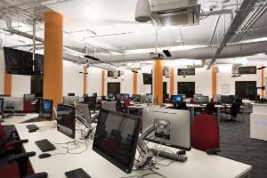 Mile End Library first floor, computer room