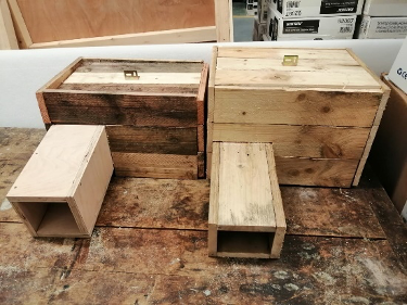 Wooden Hedgehog House Construction