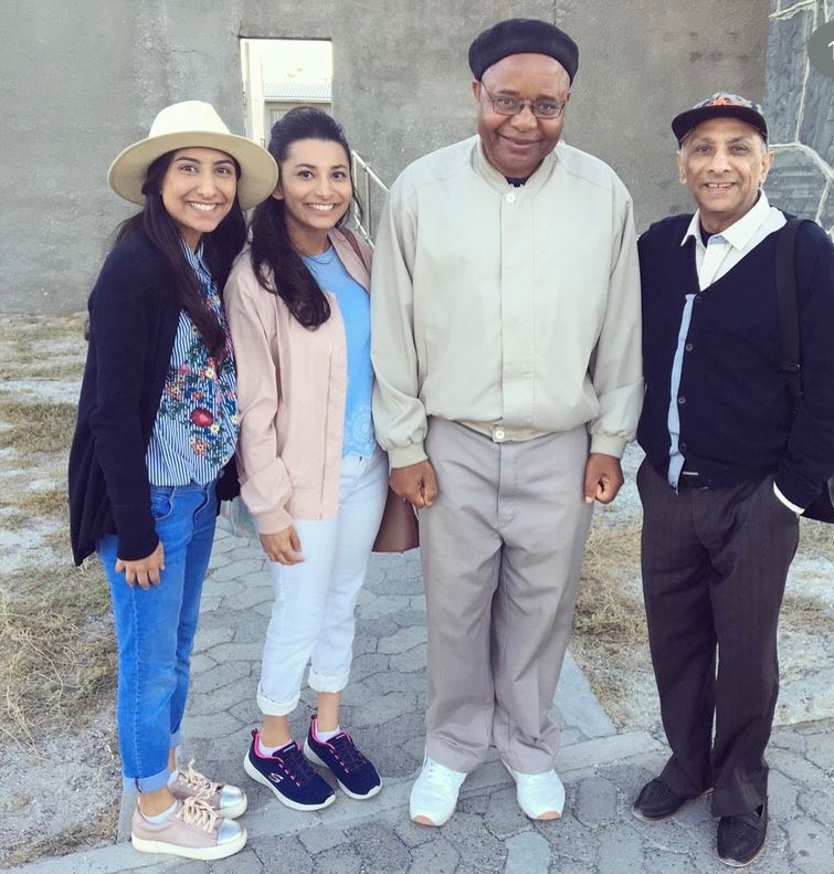 Anum with her father's family