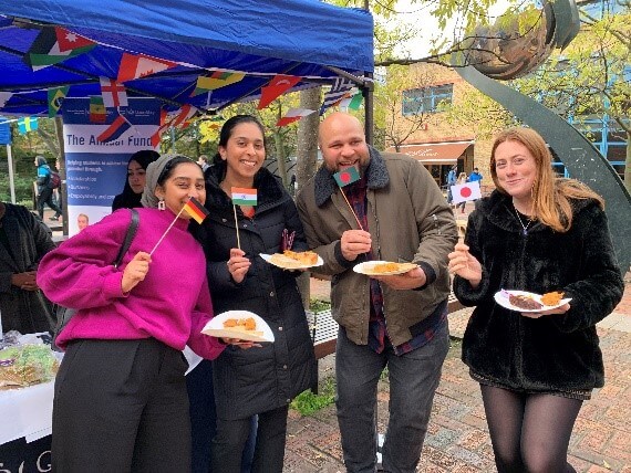 Queen Mary Staff at the Annual Fund Bake Sale