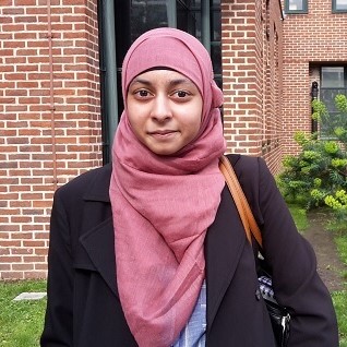 Papia Kabir on Queen Mary Campus