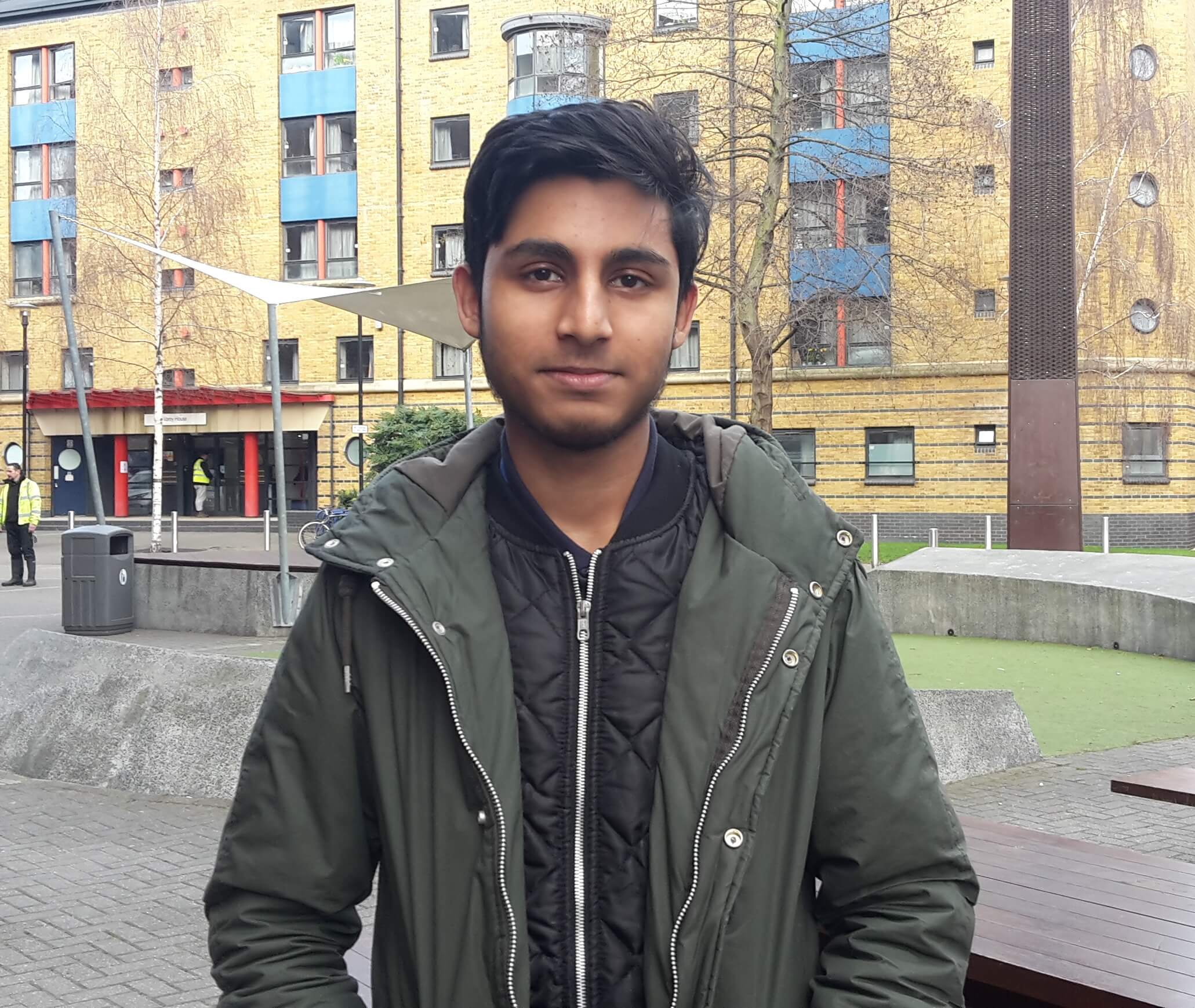 Sajid Ahmed on Mile End Campus