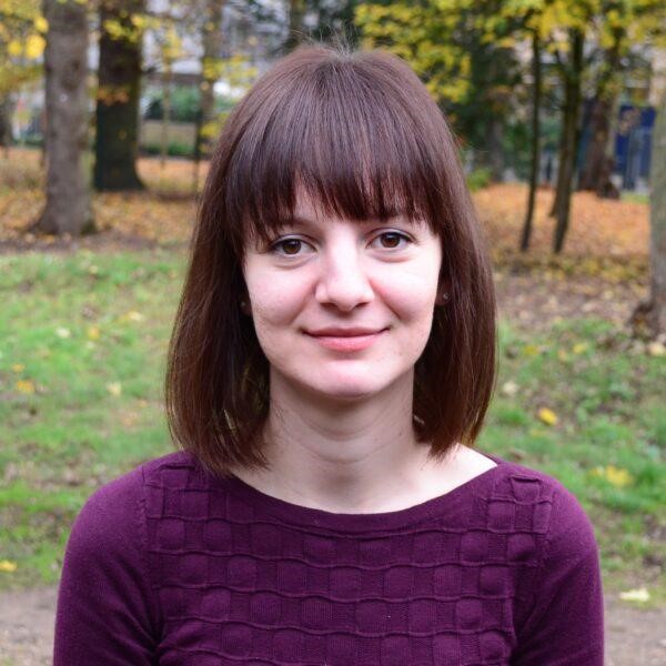 Dr Mirjana Efremova outside in the country with trees behind