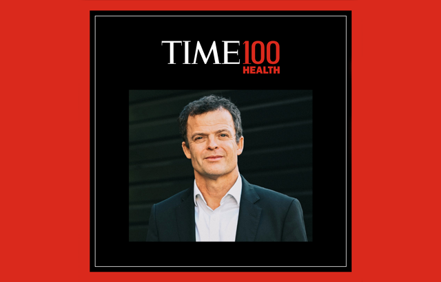 Professor Thomas Powles with TIME100 Health cover