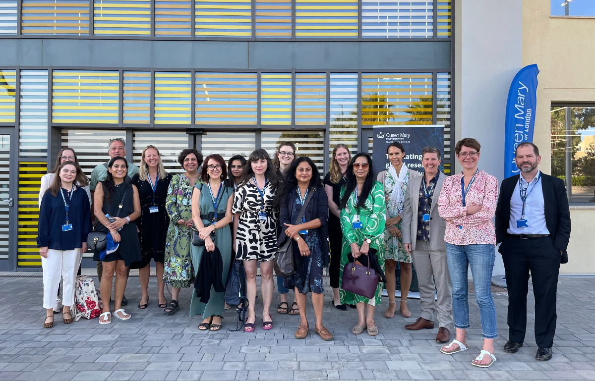 Participants at the transnational migration workshop at Queen Mary Malta campus