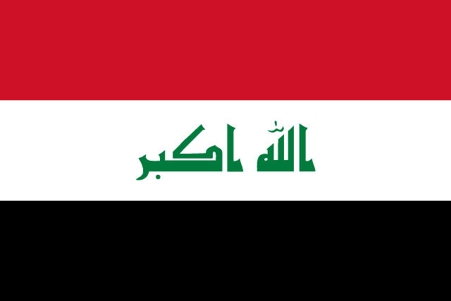 Flag for Iraq