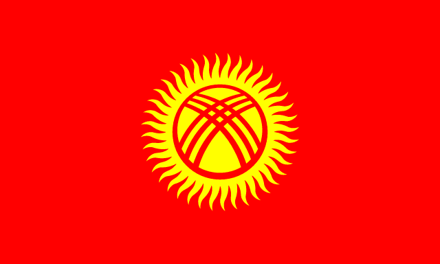 Flag for Kyrgyzstan