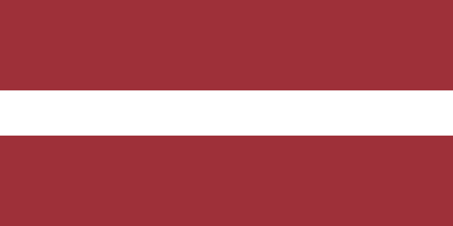 Flag for Latvia