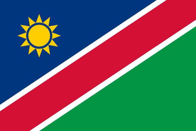 Flag for Namibia