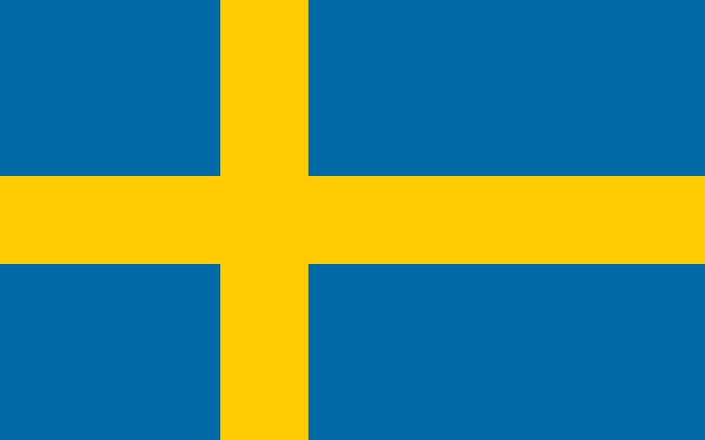 Flag for Sweden