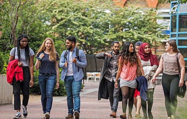 Students Walking