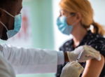 Woman being vaccinated. Credit Geber86/iStock.com