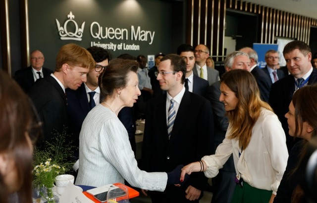 HRH The Princess Royal at QMUL 