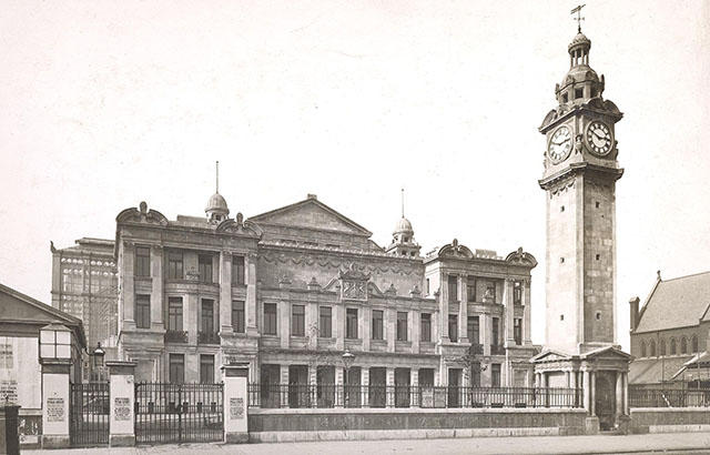 The People's Palace, Mile End Road in 1890 (c) QMUL Archives