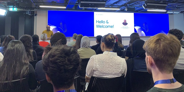 DeepMind poster event welcome presentation. @GoogleDeepMind