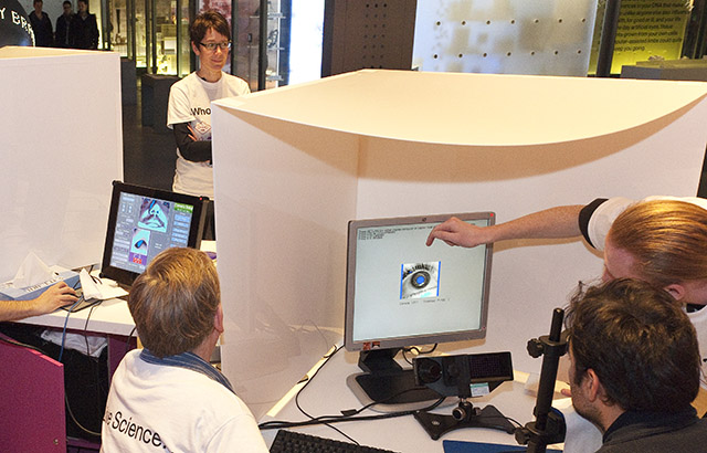 Dr Isabelle Marescahl overseeing research at the Science Museum