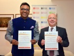  Professor David Sadler and Professor C. Raj Kumar signed the MoU