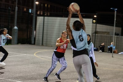 Netball match