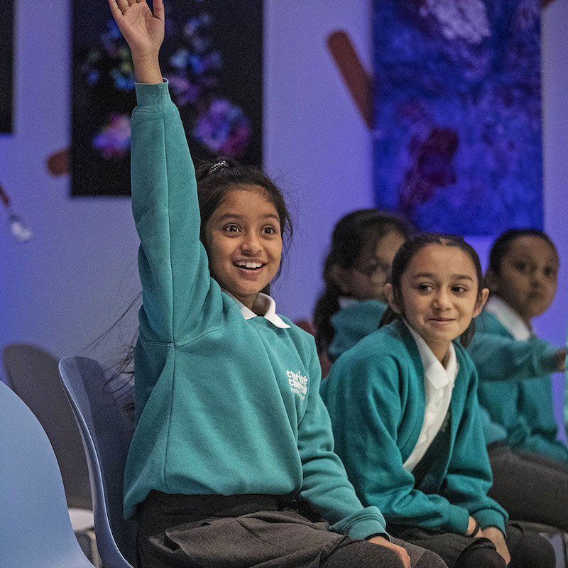 School children visiting the Centre of the Cell