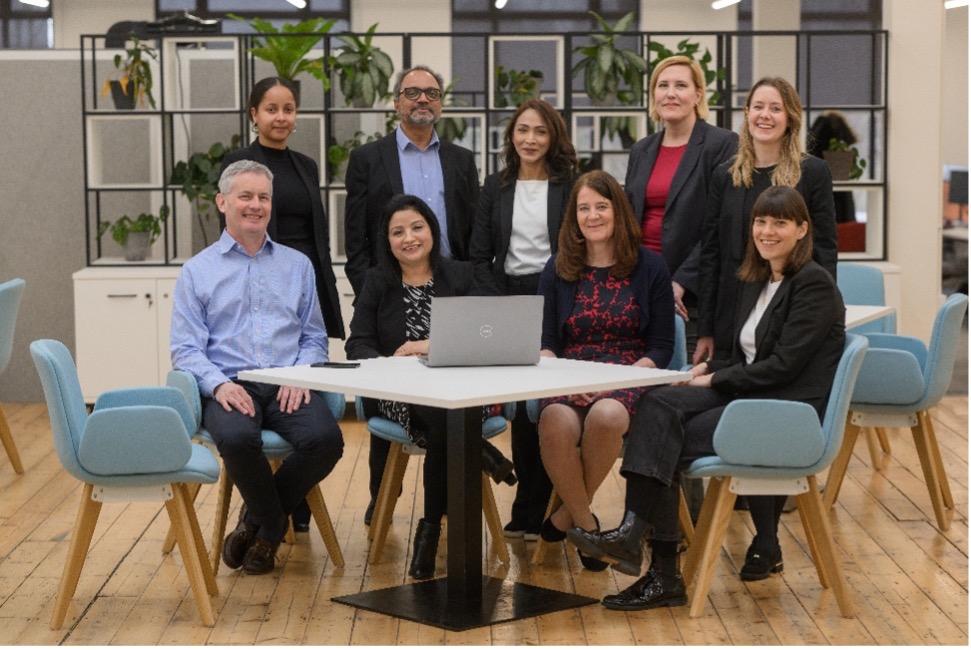 Group photo with Knowledge Transfer Partnership staff