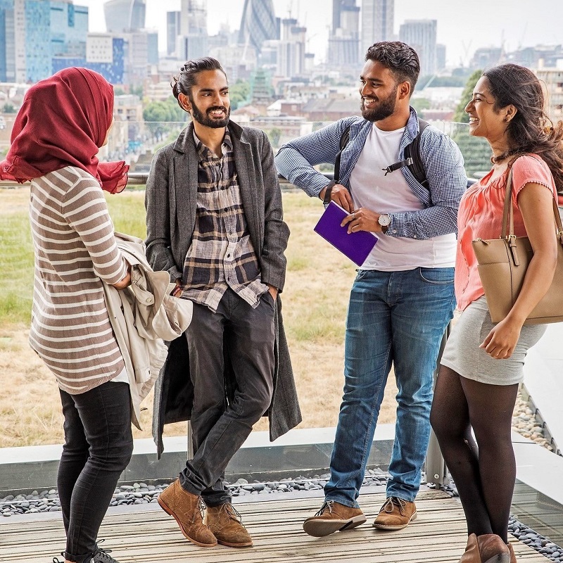 Students chatting