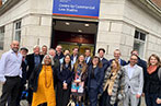 EIPIN group posing for a photo together outside the Centre for Commercial Law Studies.