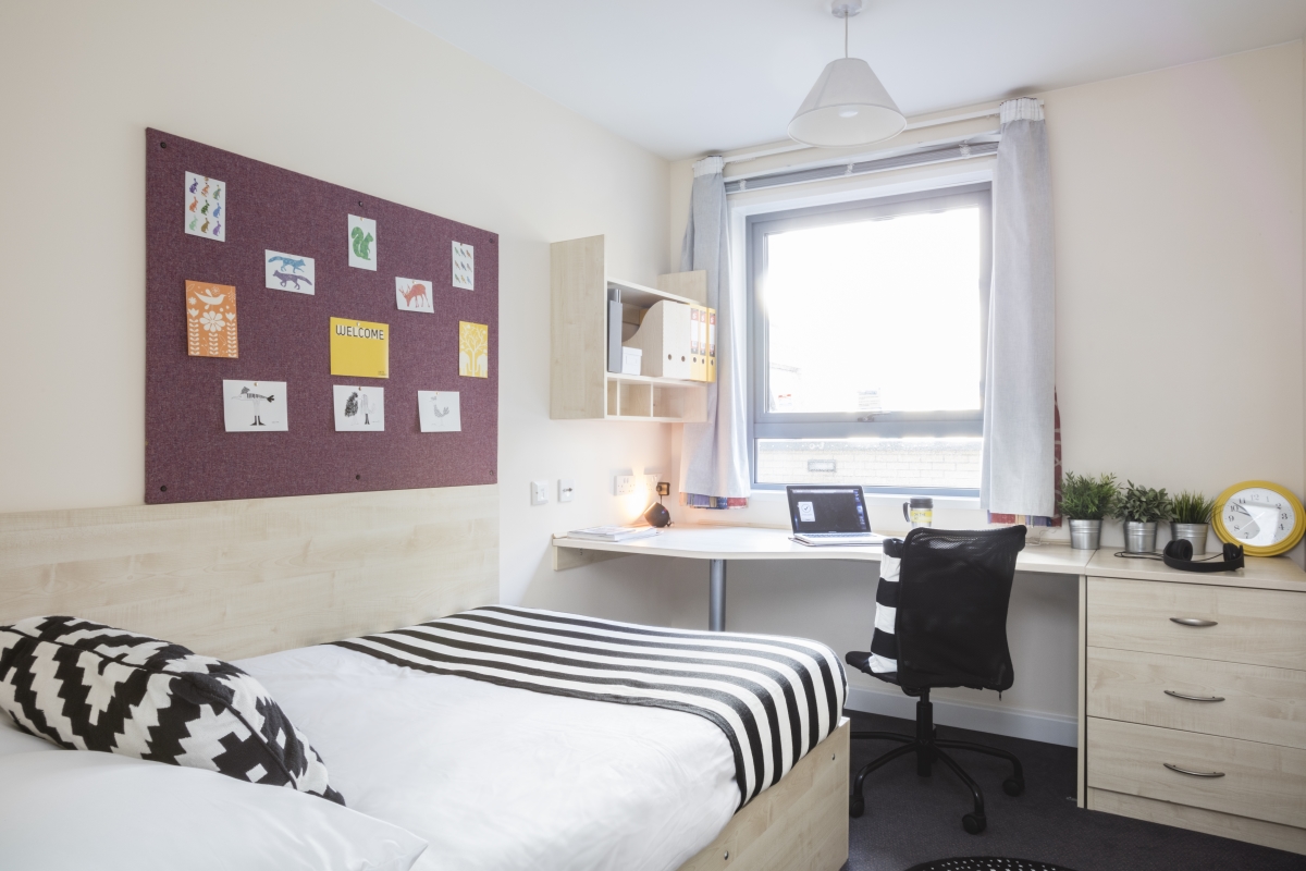 A typical ensuite plus room at Blithehale Court