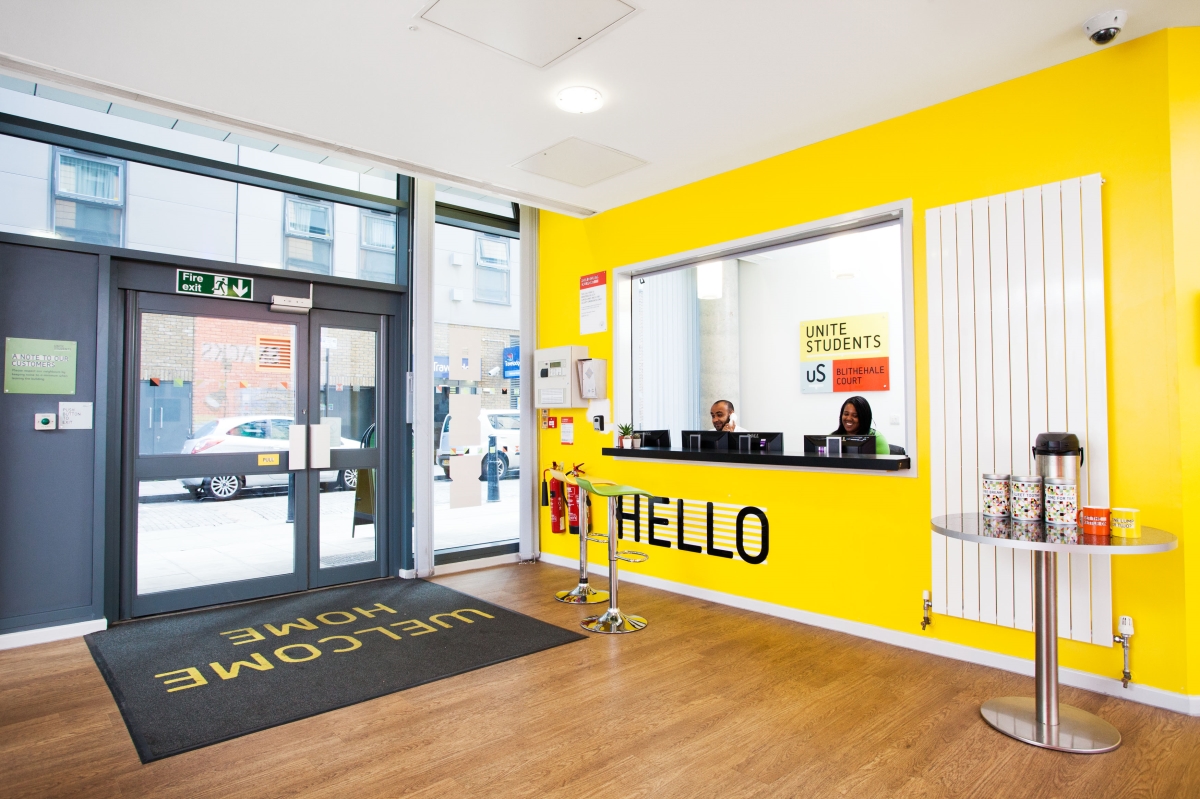 A view of the Blithehale Court Reception