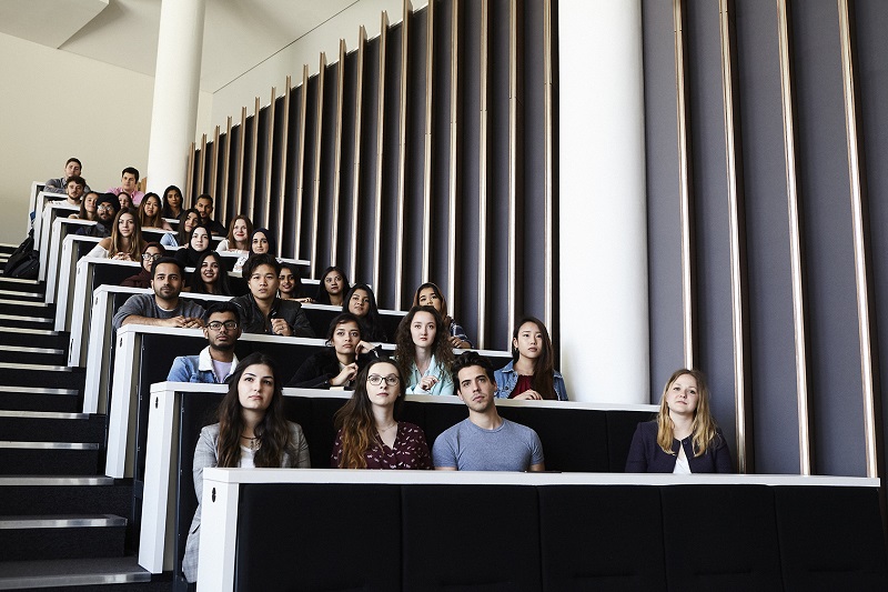 Students in lecture theatre