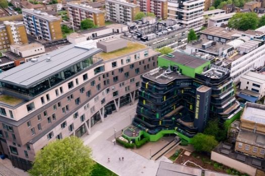 Ariel Shot of Graduate Centre