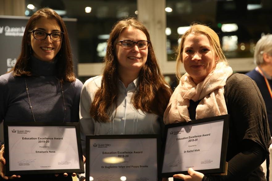 From left to right: Emmanuela Nova, Poppy Brooks and Rachel Male