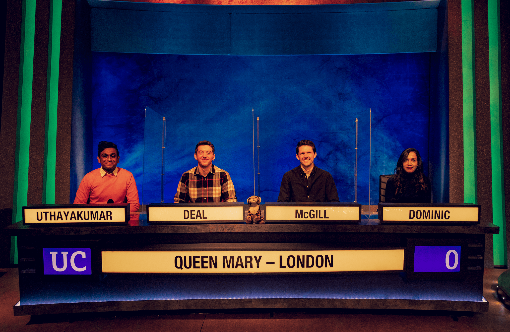 University Challenge - Abiram Uthayakumar on left