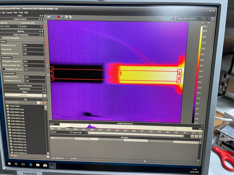 Thermal impedance measurement