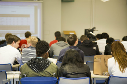 Students in class