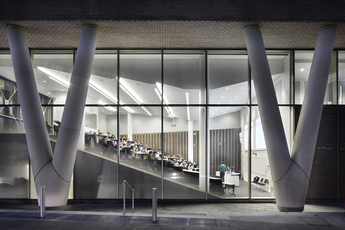 View of the Graduate Centre lecture theatre from outdoors