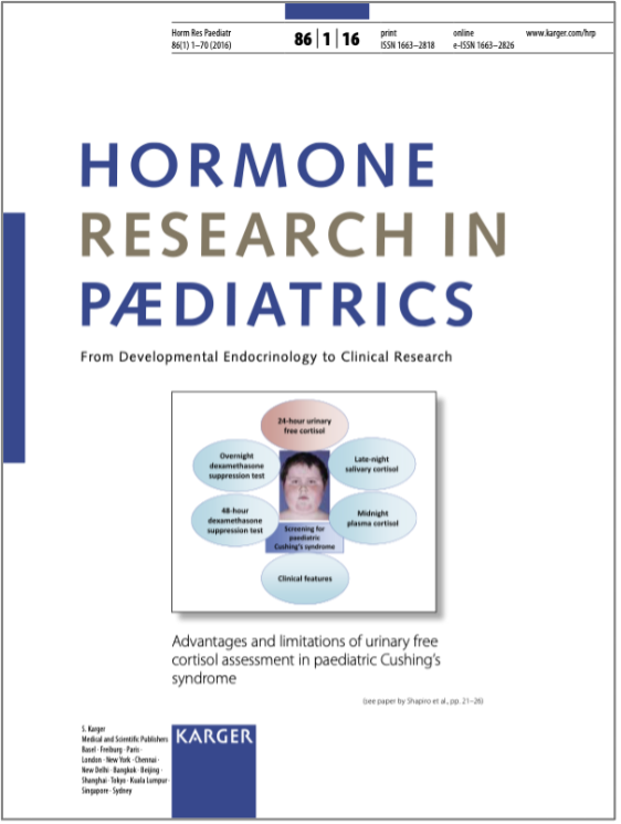 Editor’s Choice: Investigations for Paedriatic Cushing’s Syndrome Using Twenty-Four Hour Urinary Free Cortisol Determination